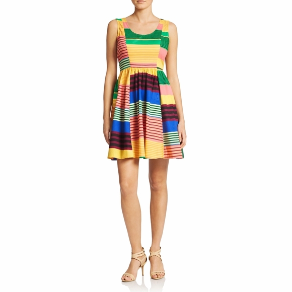 Plenty by Tracy Reese Tessa Meko Stripe Dress Anthropologie Size 6 - Picture 9 of 9